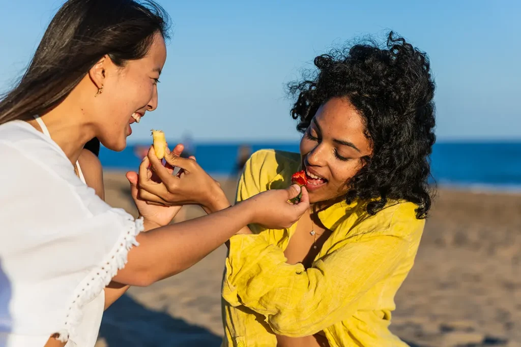 cuidado con los alimentos para la salud dental del verano