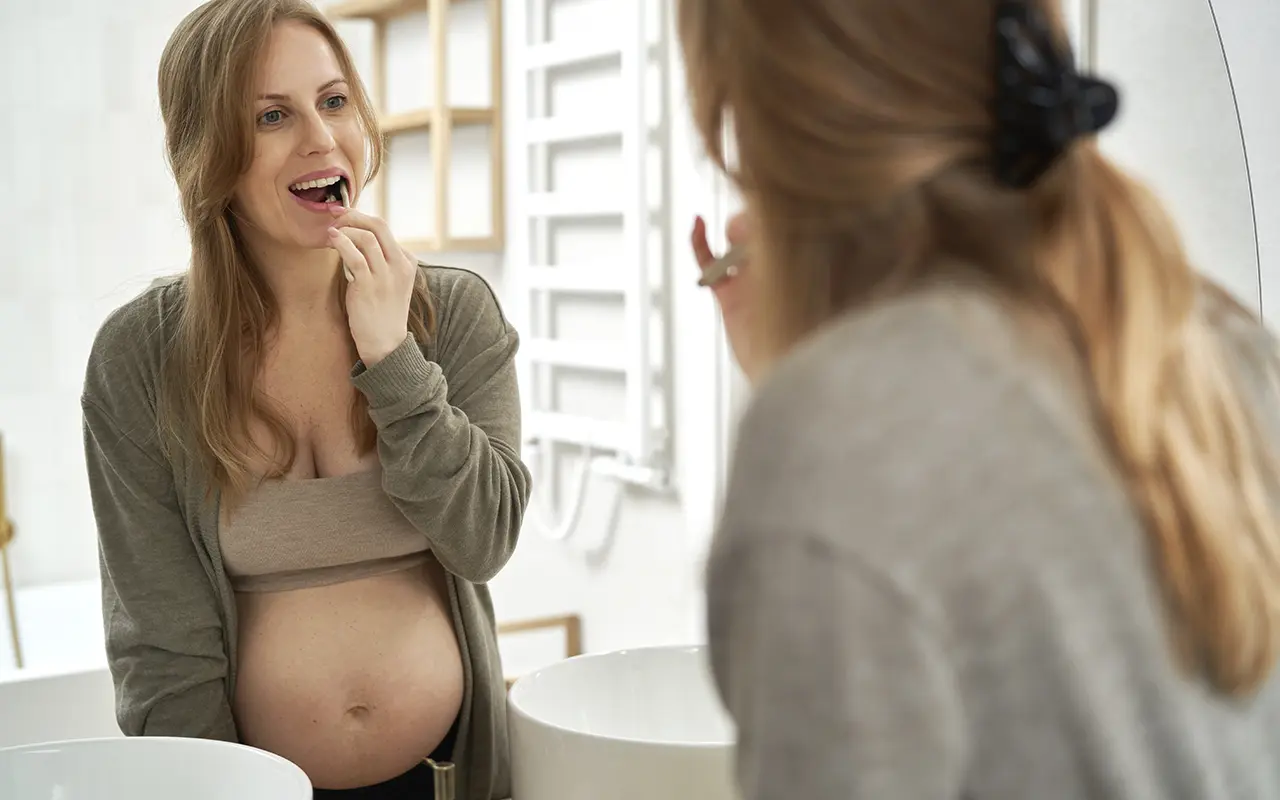 encías sangrantes durante el embarazo